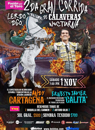 ¡2da GRAN CORRIDA DE CALAVERAS NOCTURNA!
