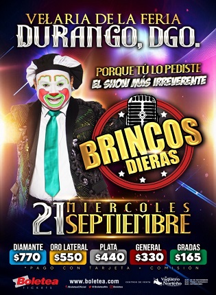 BRINCOS DIERAS | Boletea Tickets